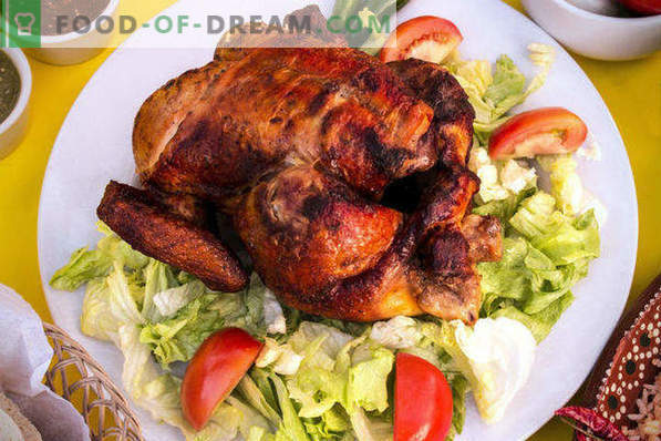 14 formas de hornear el pollo entero en el horno con una corteza crujiente y dorada, una selección de las mejores recetas