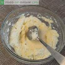 Pasteles de queso con semillas de amapola y pasas - el sabor de la infancia