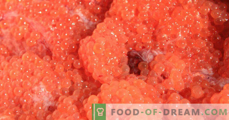 Cómo encurtir el caviar rojo en casa de forma adecuada y sabrosa