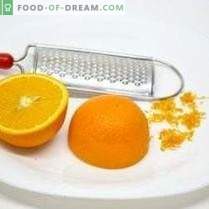 Bizcocho de zanahoria con crema de naranja