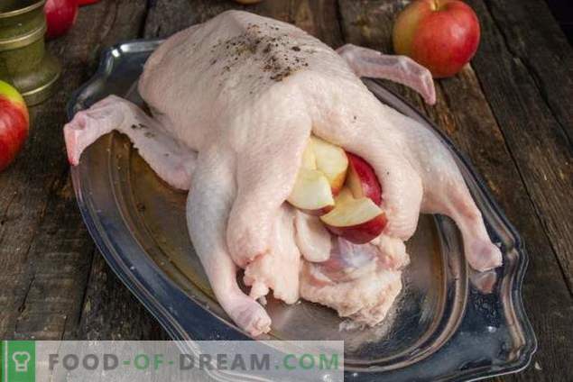 Pato con manzanas