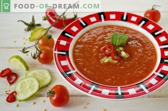Gazpacho - sopa de tomate fría