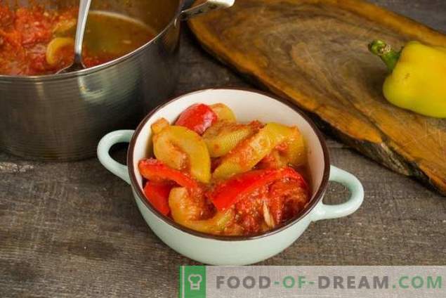 Guisos de calabacín con tomates y pimientos