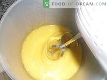 Cómo cocinar un pastel Leche de ave con sémola, una receta detallada.