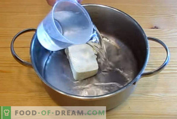Pasta choux para eclairs, recetas de leche, margarina, aceite vegetal