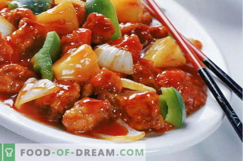 Pollo en chino - las mejores recetas. Cómo cocinar correctamente y cocinar el pollo en chino.