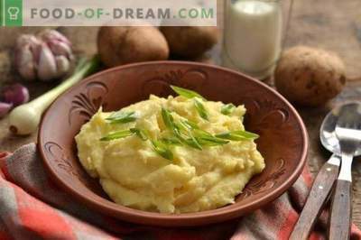 Пире од компири - рецепт со млеко и путер