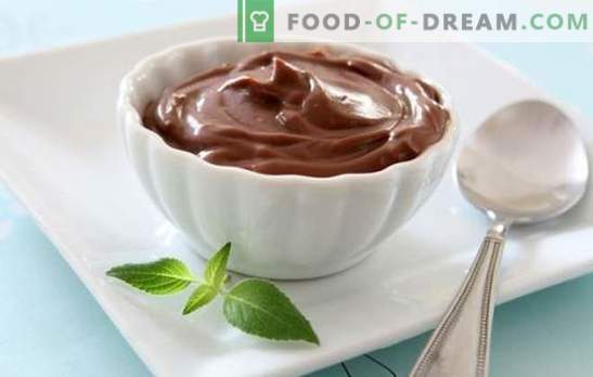 ¡La crema de chocolate Custard siempre resulta deliciosa! Recetas de crema de chocolate crema para impregnación, relleno y decoración