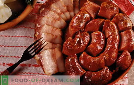 Salchicha de cerdo casera: recetas de amas de casa experimentadas, consejos valiosos. Cómo hacer salchichas caseras: ¡necesitas carne y paciencia!