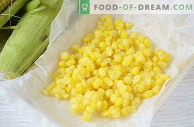 Cómo congelar el maíz en granos