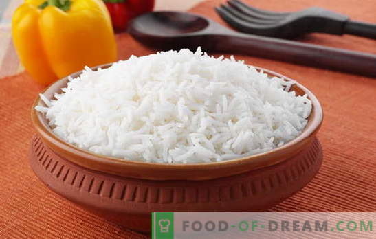 Comment faire cuire le riz pour qu’il soit friable. Recettes à partir de riz friable, le secret de la cuisson du riz, pour le rendre friable