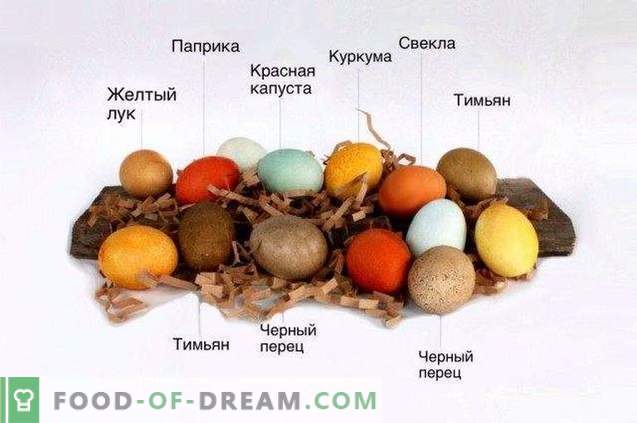Cómo pintar huevos de Pascua con productos naturales