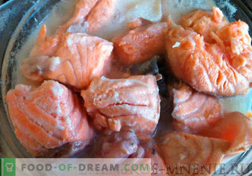 Sopa de crema con pescado rojo: una receta con fotos y descripción paso a paso