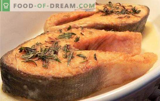 Salmón rosado jugoso: cómo cocinar un pescado rojo en el horno correctamente. Recetas y secretos del jugoso salmón rosado en el horno