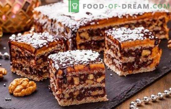 Pastel de rey sin harina: ¡un postre maravilloso! Recetas sencillas de la torta real sin harina con almidón, nueces, galletas
