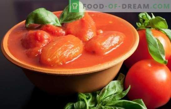 Los tomates en su propio jugo para el invierno: ¡se vierte como y se vuelve incomparable! Recetas de tomates en su propio jugo para el invierno