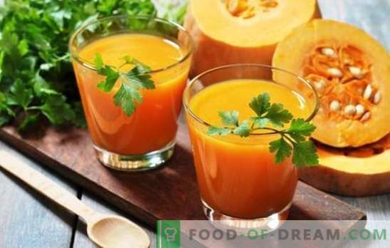 Jugo de calabaza con naranjas para el invierno: ¡una carga de vitaminas! Recetas de jugo de calabaza con naranjas para un estado de ánimo soleado
