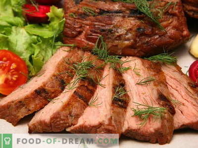 Gaļa cepta krāsnī - labākās receptes. Kā pareizi un garšīgi pagatavot gaļu cepeškrāsnī.