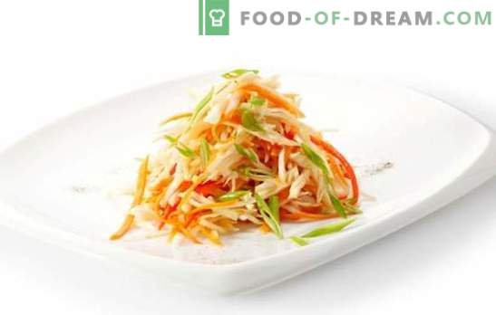 ¡La ensalada con zanahorias y pimientos coreanos es un juego de colores! Receta para ensaladas con zanahorias y pimientos coreanos: carne, champiñones