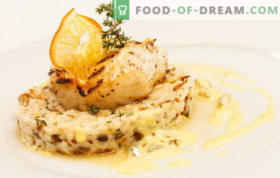 Pescado en crema: cocinar es fácil, comer es útil. Opciones para cocinar pescado en crema: con champiñones, queso, camarones