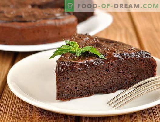 Pastel de chocolate - las mejores recetas. Cómo preparar adecuadamente y deliciosamente un pastel de chocolate.