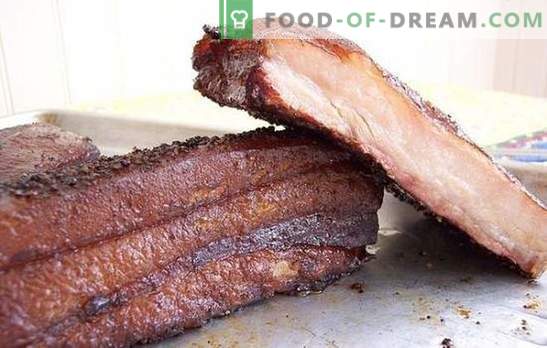Manteca de cerdo ahumada en casa: ¡estará deliciosa! Las recetas más exitosas para cocinar grasa ahumada en casa