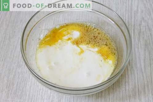 Pastel con huevo y cebolla 