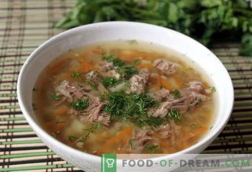Sopa de alforfón - las mejores recetas. Cómo cocinar sopa de alforfón y sabroso.