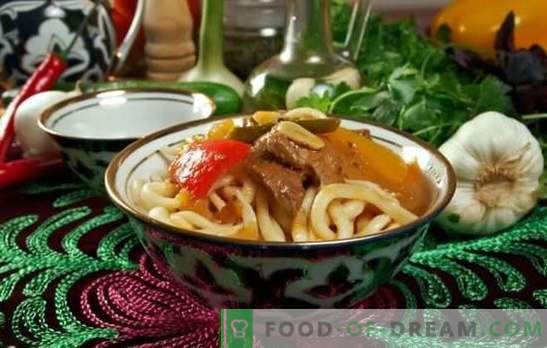 Uzbek Laghman is an amazing dish that will satisfy with its taste, aroma and appearance. The best recipes for Lagman in Uzbek