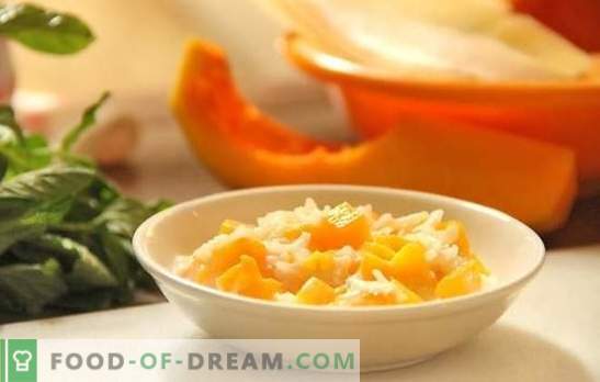 Desayuno rápido y saludable: arroz con calabaza en una olla de cocción lenta. Estado de ánimo anaranjado: no aburrido gachas de calabaza con arroz en una olla de cocción lenta