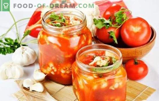 Ensalada de tomate para el invierno con esterilización: ¡fácil! Recetas de diferentes ensaladas de tomates para el invierno (con esterilización)