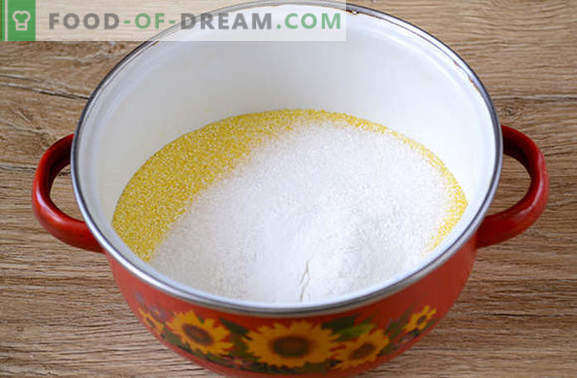 Muffins de harina de maíz: ¡postre soleado y elegante! Receta del autor paso a paso para panecillos de maíz rápidos (con foto)