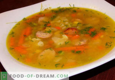 Sopas de estofado - recetas probadas. Cómo cocinar adecuadamente y sabrosa la sopa del guiso.