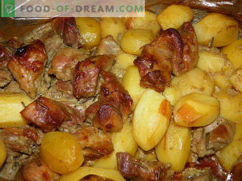 Patatas con carne - las mejores recetas. Cómo cocinar correctamente y sabroso las patatas con carne.