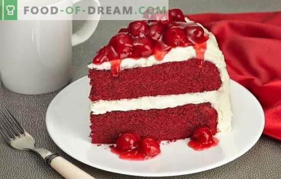 Red Velvet Cake es una delicia brillante y sabrosa. Las mejores recetas del famoso pastel 