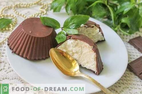 Cuajada de chocolate glaseada: ¡una delicia favorita de la infancia!