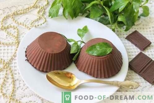 Cuajada de chocolate glaseada: ¡una delicia favorita de la infancia!