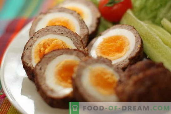 Zrazy o chuleta de huevo en el interior - recetas. Opciones para rellenar y decorar platos para empanadas con huevos dentro de