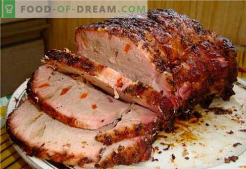 Cerdo casero - las mejores recetas. Cómo cocinar correctamente y sabroso el cerdo cocido en casa.