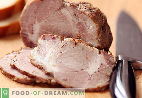 Cerdo casero - las mejores recetas. Cómo cocinar correctamente y sabroso el cerdo cocido en casa.
