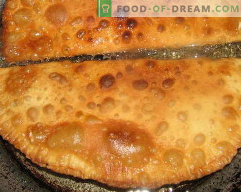 Masa para chebureks - las mejores recetas. Cómo cocinar correctamente y sabroso la masa para empanadas.