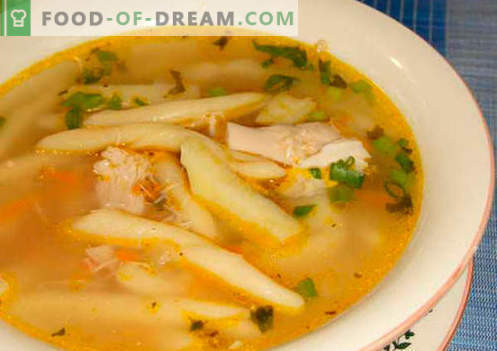 Sopa de pasta - recetas probadas. Cómo cocinar correctamente y sabrosa la sopa con pasta.