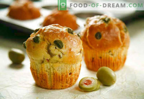 Muffins: chocolate, plátano, queso, kéfir - las mejores recetas. Cómo hornear muffins con rellenos a domicilio.