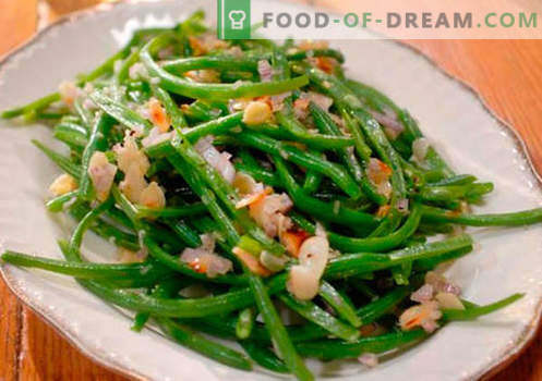 Ensalada de judías verdes - las cinco mejores recetas. Cómo cocinar correctamente y sabrosa ensalada de judías verdes.