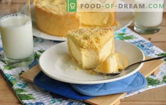 Pastel de queso real (receta paso a paso): un exquisito postre de requesón. Pastel de queso real en una olla de cocción lenta: una receta paso a paso