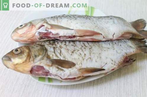 Dos de las recetas más deliciosas y rápidas para cocinar pescado de río (carpa cruciana)