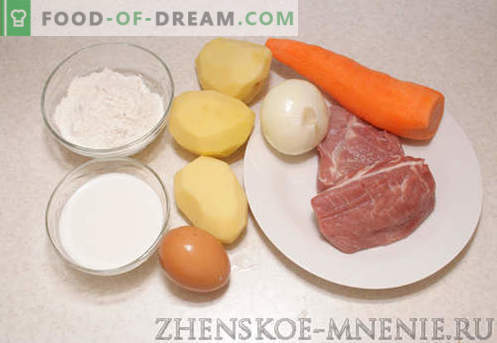 Soep met dumplings - een recept met foto's en stapsgewijze beschrijving
