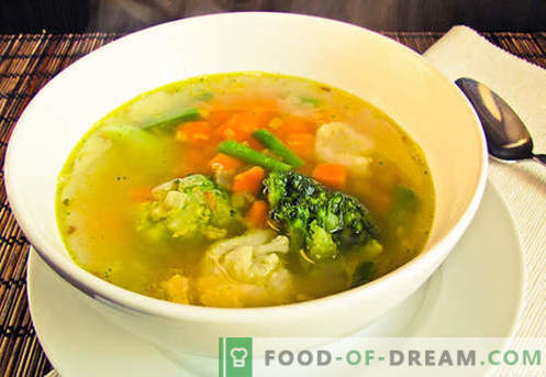 Sopa vegetariana - recetas probadas. Cómo cocinar sopa vegetariana y sabrosa.