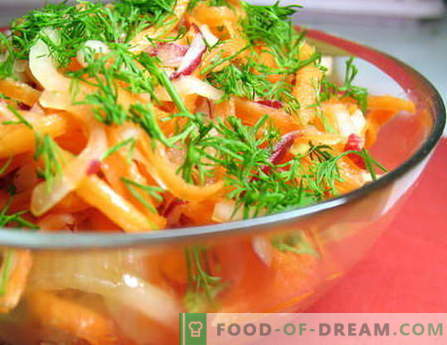 Ensaladas de verduras - las mejores recetas. Cómo cocinar correctamente y sabroso las ensaladas de verduras.