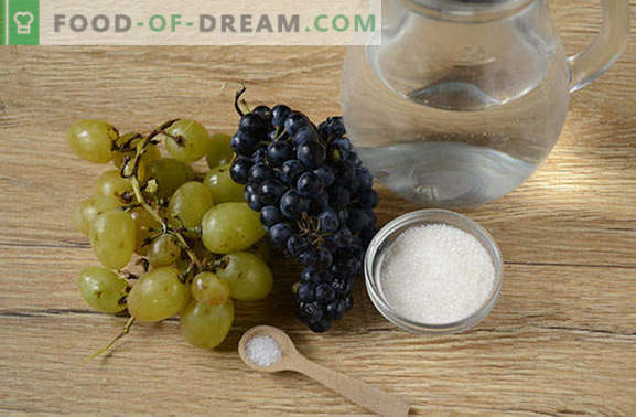 Compota de uvas: ¿cómo cocinar correctamente? Receta fotográfica paso a paso para una compota simple de uvas